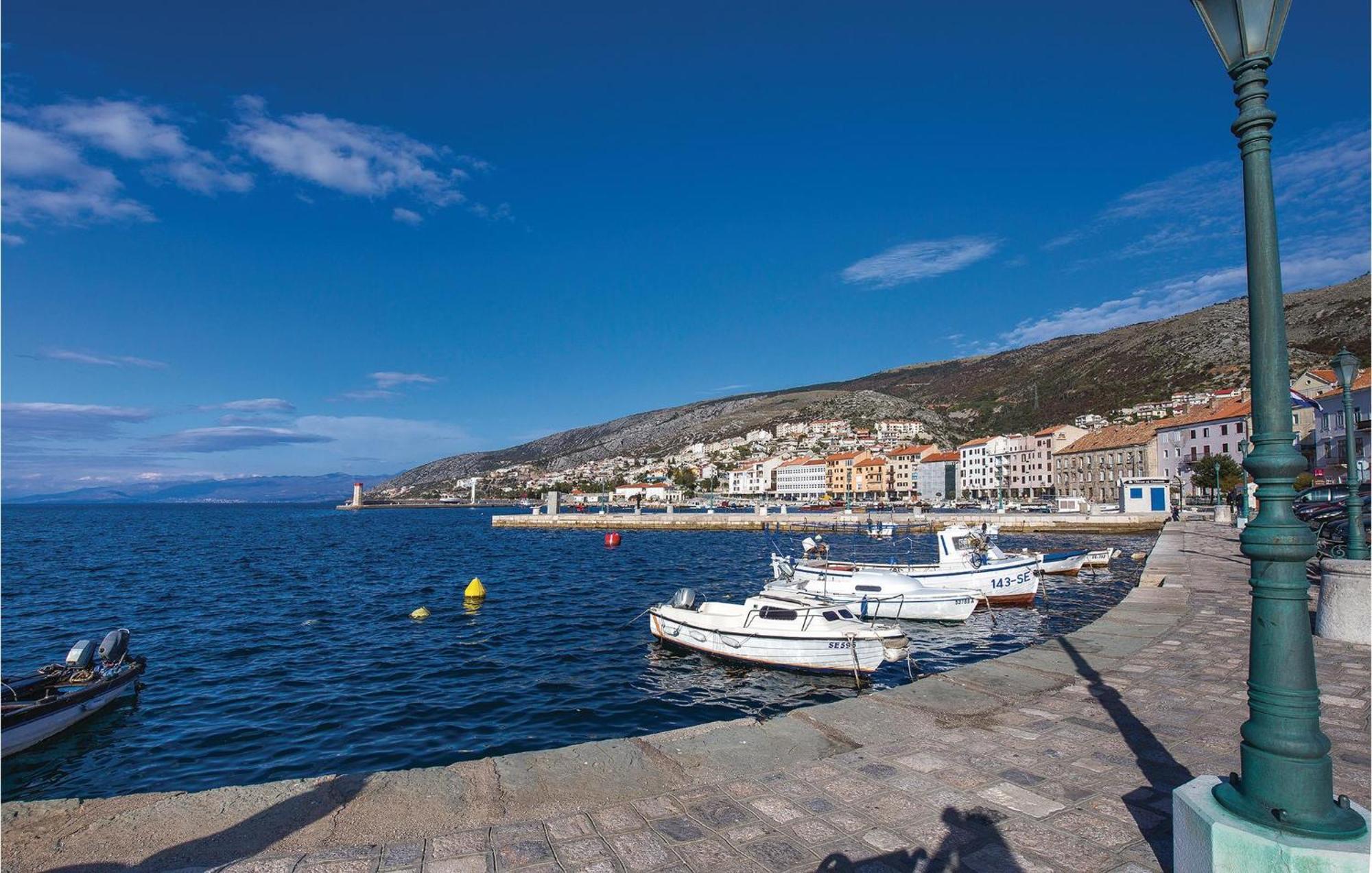 Stunning Apartment In Senj With House Sea View Екстер'єр фото